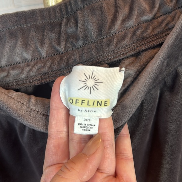 Offline By Aerie Velour Joggers - Picture 5 of 7